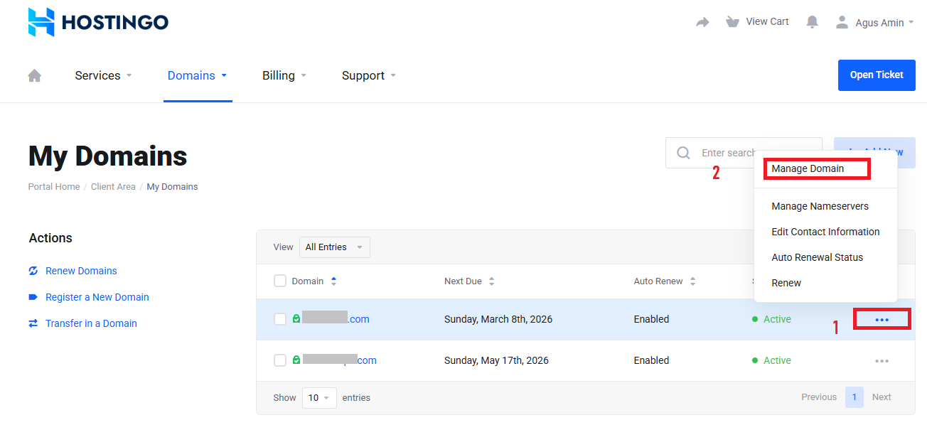 image 2 - Cara Setting DNS Domain di Rumahweb Indonesia