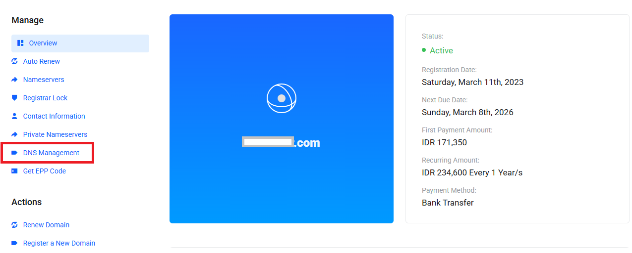 image 5 - Cara Setting DNS Domain di Rumahweb Indonesia