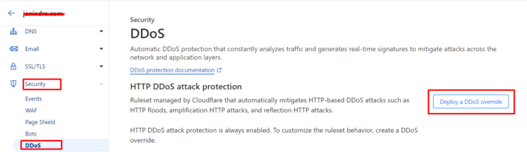 DDoS Protection Cloudflare